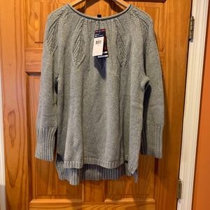 **REDUCED!!  NWT CHAPS Silver Accents Sweater Size 1x
